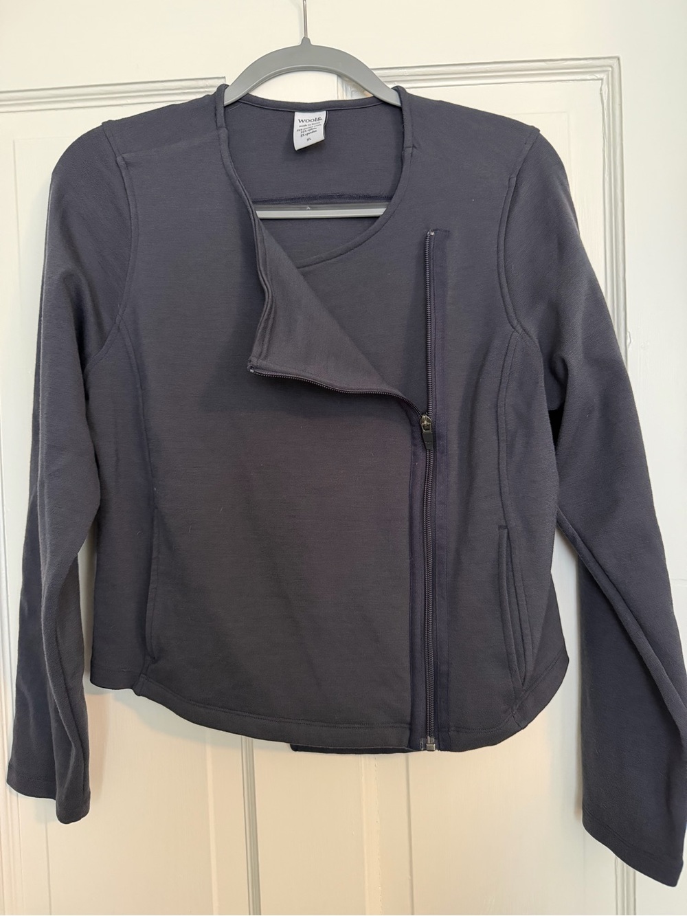 Wool& Lou Moto Jacket - Navy